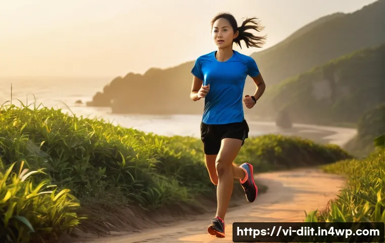 운동선수의 지방 섭취 최적화 방법 - **Prompt:** A fit and determined female marathon runner, in her late 20s, with a strong physique, ru...